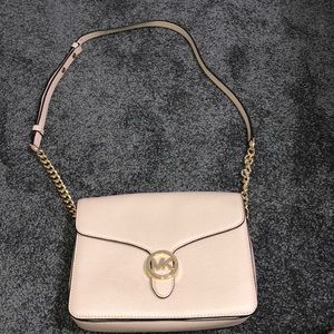 Michael kors pink cross body purse